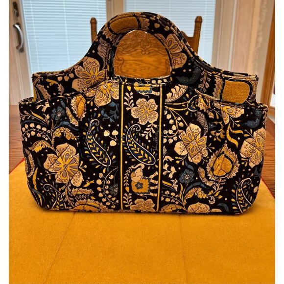 Vera Bradley Paisley Purse Satchel
Handbag Handheld Blue Yellow White - Picture 6 of 11